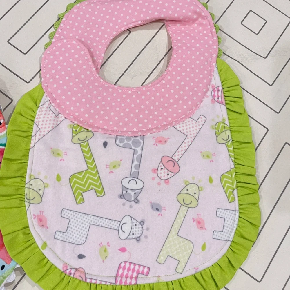 Bundle of Handmade Baby Bibs